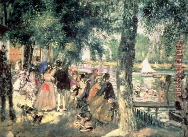 Pierre Auguste Renoir Bathing on the Seine or La Grenouillere